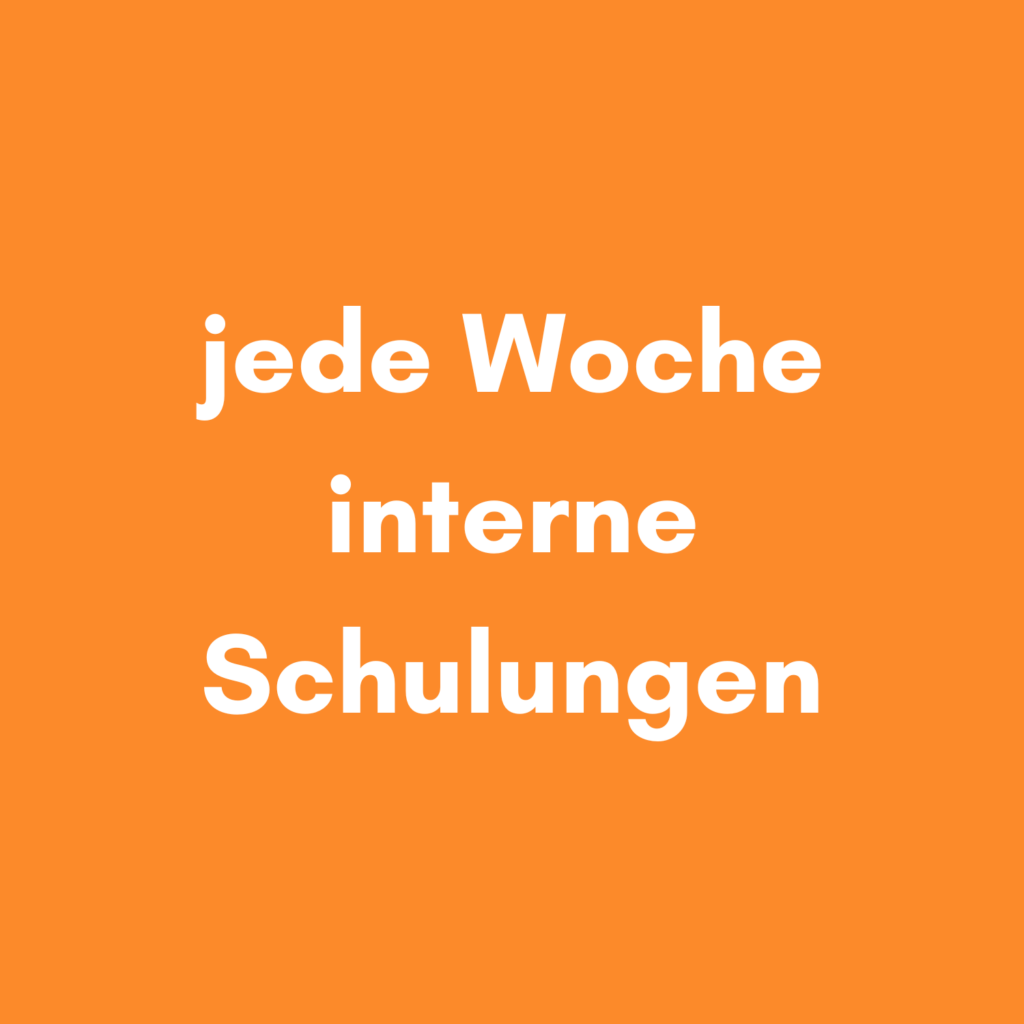 interne Schulungen